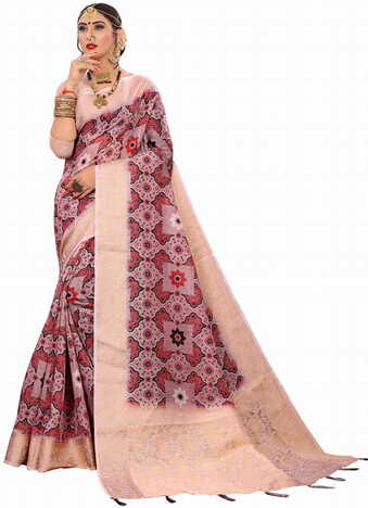 MGC Cotton Multi Color Saree SP133