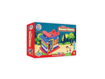 "MGC Ratna'S Sweet Home Junior Colorful Interlocking Blocks For Kids Ages 3+ To Build Their Own Sweet Home "