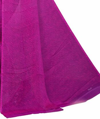 MGC Chiffon Purple colour saree with blouse piece SP740