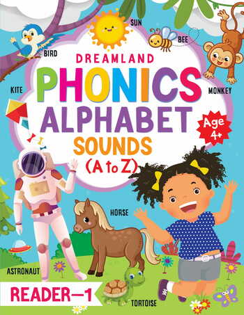 Phonics Reader -1  (Alphabet Sounds, A to Z) Age 4+