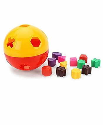 MGC Ratna's Educational Puzzle Ball for Kids 2 in 1. Let Them Learn time with Shapes.