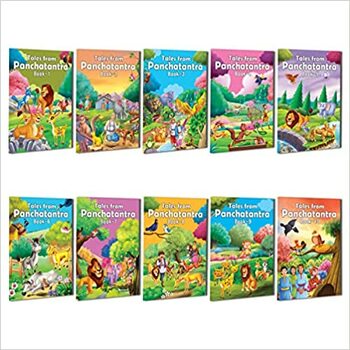 Tales from Panchatantra - A Pack of 10 Books | Traditional Panchatantra Stories for Children Age 4+