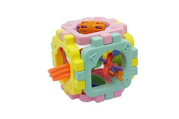 MGC Ratna's Cubic Rattle for Infants.Rattle's Help Your Child Develop Visual Skills, Hand Eye Coordination and Cognitive Skills