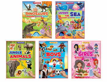 Sticker Activity Book - Pack (5 Titles)