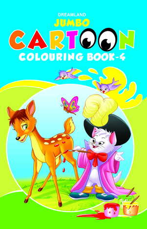 Jumbo Cartoon Colouring Book - 4