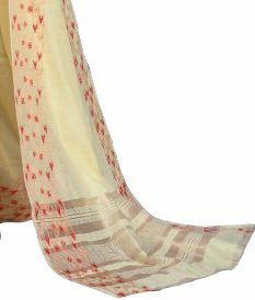 MGC Linen Beige Color Saree SP74