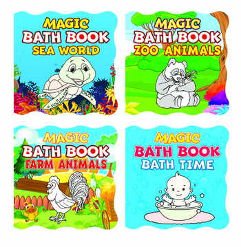 Magic Bath Books (A set of 4 Books)