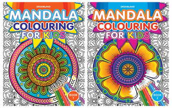 Mandala Colouring For Kids Pack (2 Titles)