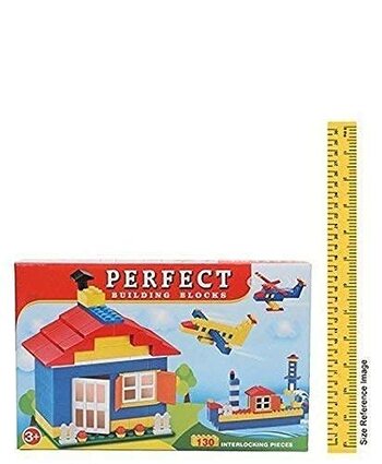 MGC Harry Perfect Building Blocks For Kids 130 Pieces Blocks And Let Your Kid Make Everything He She Dreams Of Improves Logical Thinking And Cognitive Skills Of Kids(Multicolor)