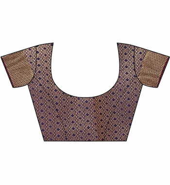 MGC Patola Silk Orange Colour saree with blouse piece SP325