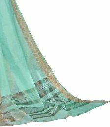 MGC Linen Rama Color Saree SP75