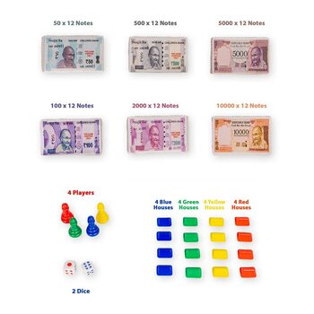 MGC Ratna's Fun Filled Business Game with Money Notes for Young Businessmen to Learn Trading and Other Systems of Buying and Selling (Small)