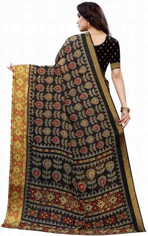 MGC Cotton Multi colour saree with blouse piece SP645