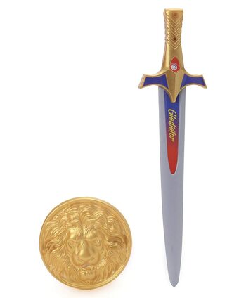 MGC RATNA'S Premium Quality Gladiator Sword with Shield for Kids. The Best Pretend Play Toy for Kids(Sword Length 20 inches)