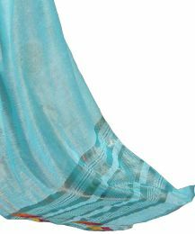 MGC Linen Blue Color Saree SP76