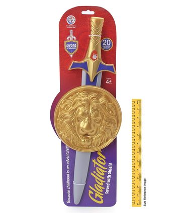 MGC Ratna's Premium Quality Gladiator Sword with Shield for Kids.The Best Pretend Play Toy for Kids(Sword Length 20 inches)