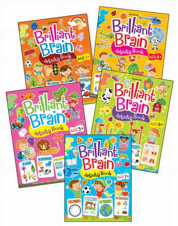 Brilliant Brain Activity Books - 5 Titles)