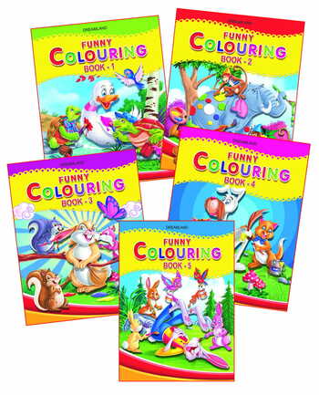 Funny Colouring Books - (5 Titles)