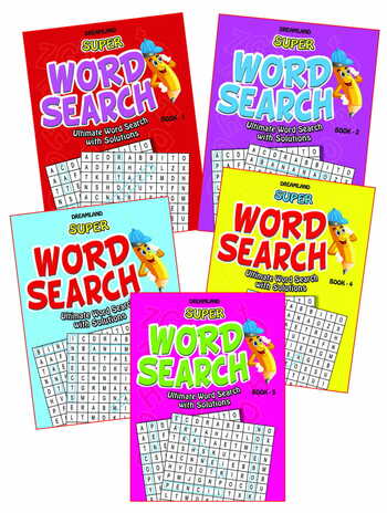 Super Word Search Pack 1 - (5 Titles)