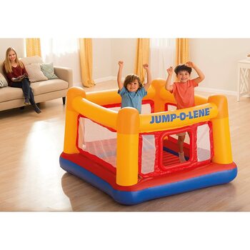 MGC Intex Playhouse Jump-O-Lene Inflatable Bouncer, 68" X 44", for Ages 3-6