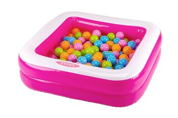 MGC Intex Inflatable Play Box Pool (Multicolor)