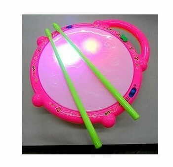 MGC Gifts Online Multicolour Musical Flash Drum - Best Gift For Kids