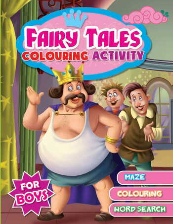Fairy Tales Colouring Activity- For Boys