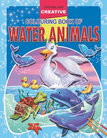 Creative Colouring Book - Water Animals