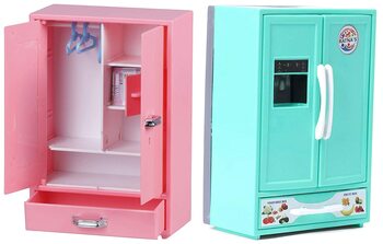 MGC Ratna's Premium storewell Toy for Kids. (Pink) Premium Quality Toy Refrigerator for Kids (Green)