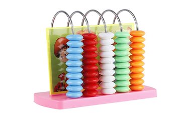 MGC Ratnas Educational Abacus Junior for Kids to Learn to Count, add & Subtract with Colourful Beads