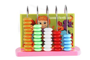MGC Ratnas Educational Abacus Junior for Kids to Learn to Count, add & Subtract with Colourful Beads