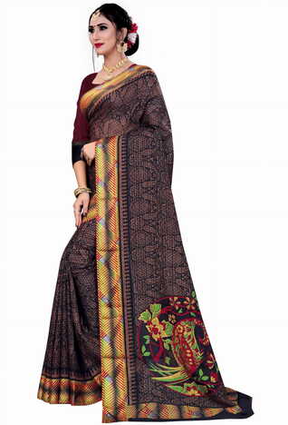 MGC Kota Dori Multi Color Saree SP143